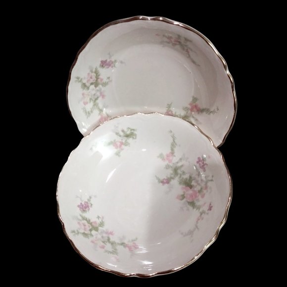 Vintage Berry Bowls, Fruit Bowls, Homer Laughlin Virginia Rose, 4pc Bowl Set, - Picture 2 of 10